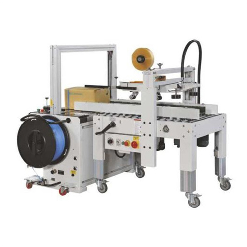 White Manual Based Strapping Machine