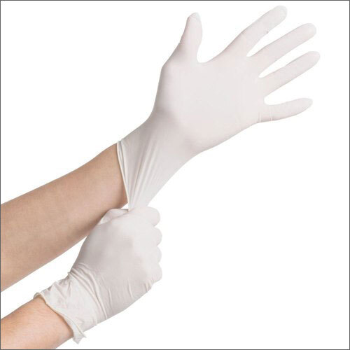 Phoenix Latex Examination Powdered Gloves - Color: White