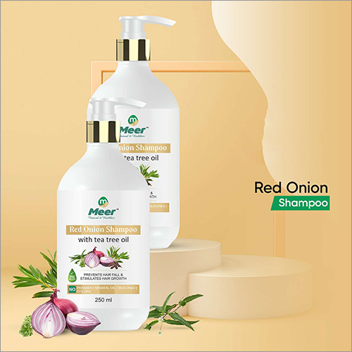 Meer Red Onion Shampoo With Tea Tree Oil Recommended For: All