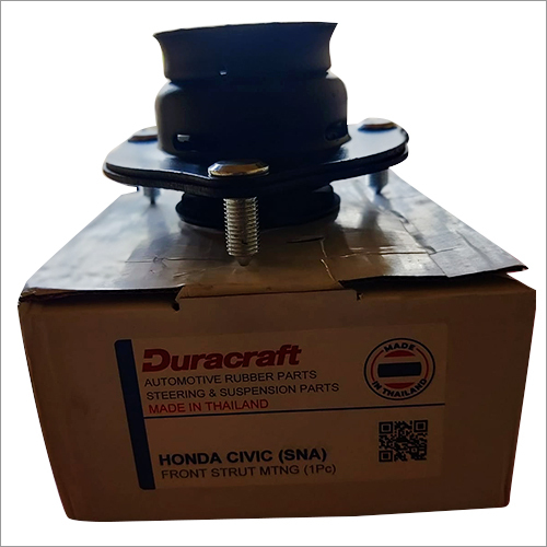 Civic Front Strut Mounting - Metal, Easy To Clean, Black Painted Finish | Insulates Tire Noise, Durable And Safe Vehicle Performance