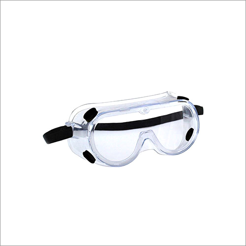 Safety Goggle - Polycarbonate Lenses, Adjustable Fit, Scratch Resistant, Black Acrylic Frame, 125g | Designed for Industrial Fire Safety Use