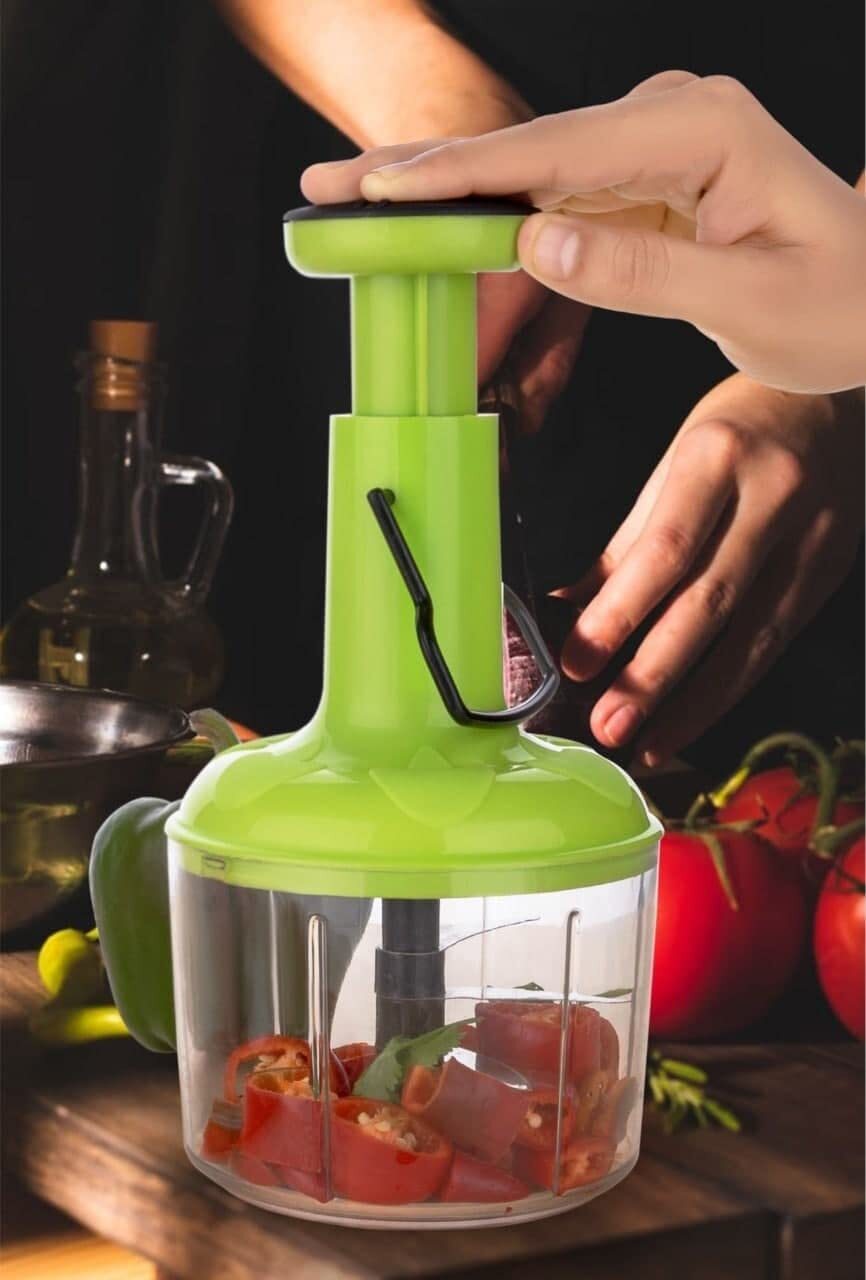 Vegetable Push Chopper (2 In 1)