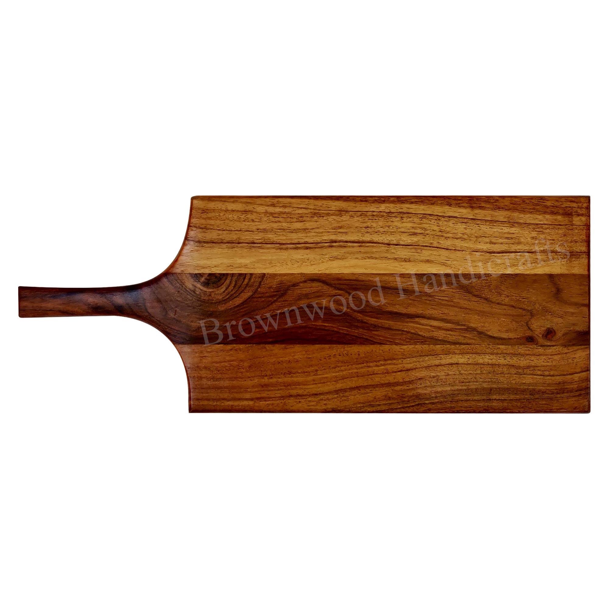 Acacia Wood Long Chopping Board With Handle