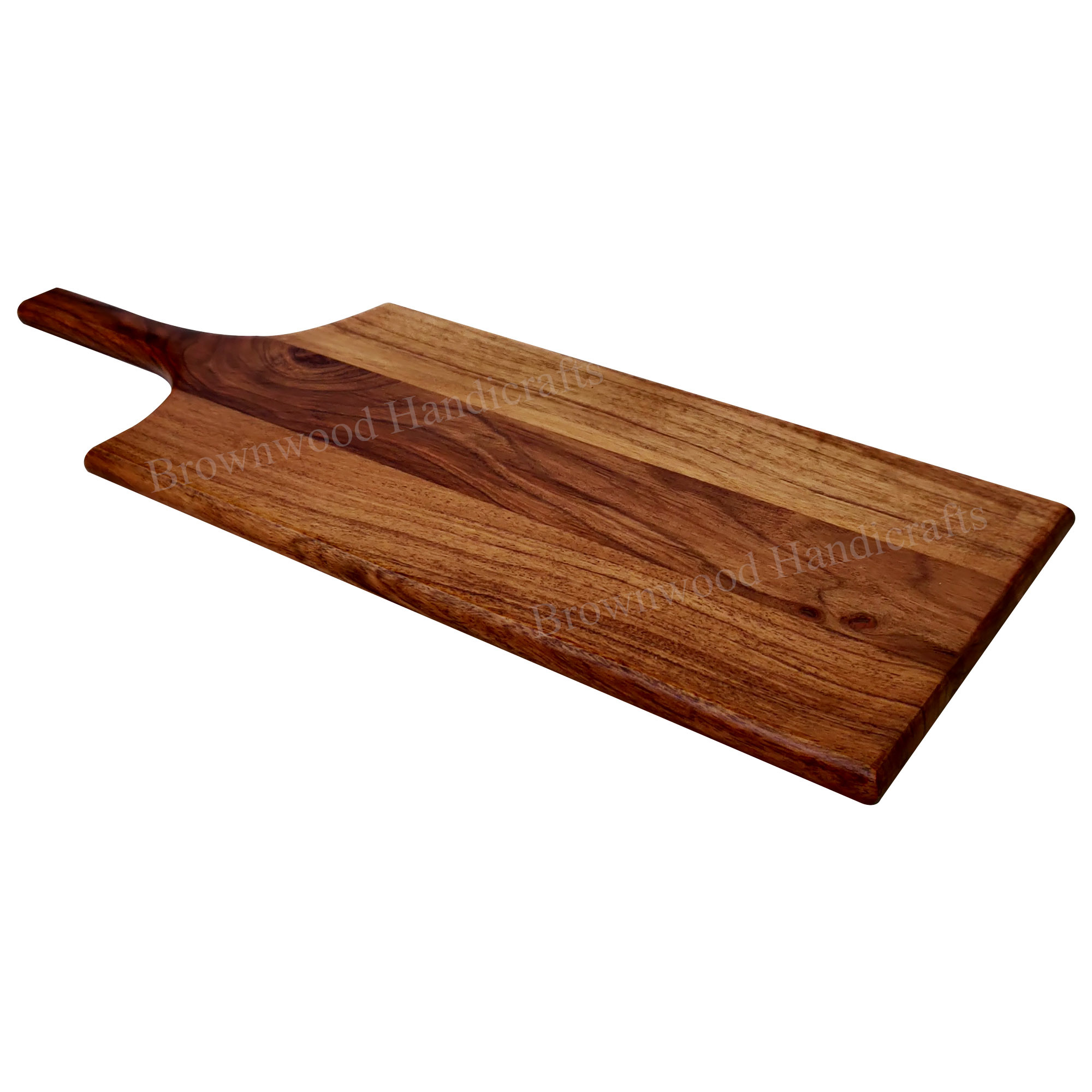 Acacia Wood Long Chopping Board With Handle