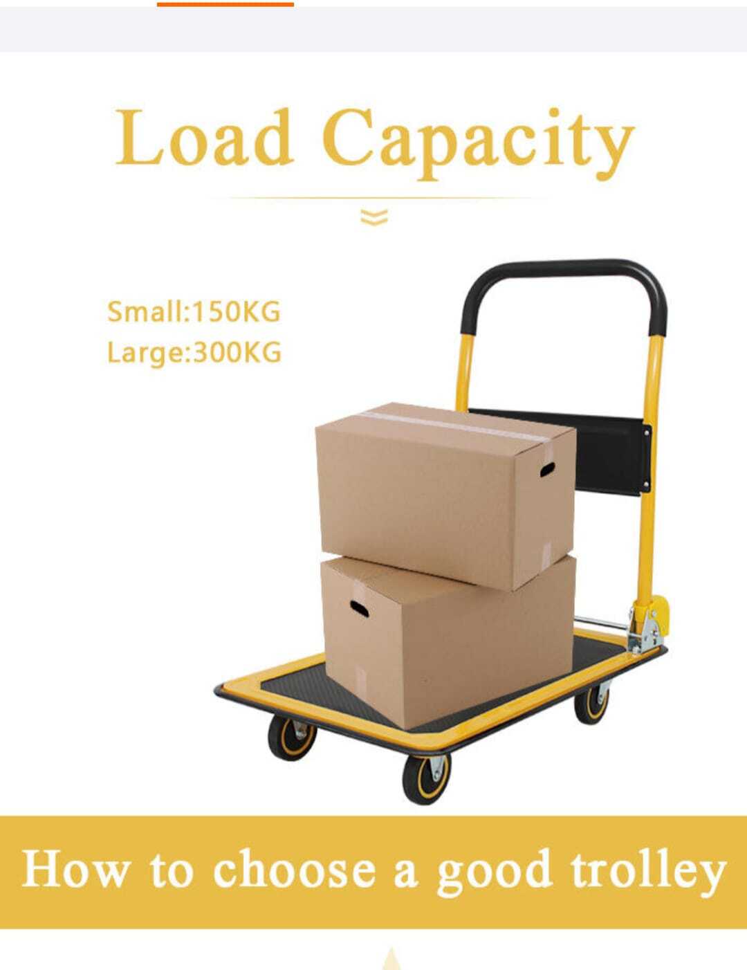 Foldable Ms Platform Trolley