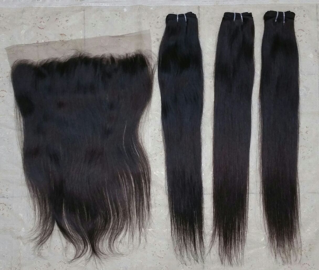 Natural Straight Hair Lace Frontal 13x4 - Application: Household