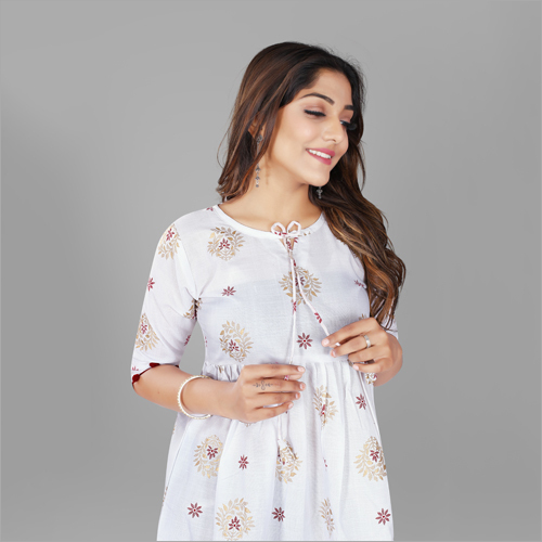 Different Available Ladies Bandhani Cotton Tunic Top
