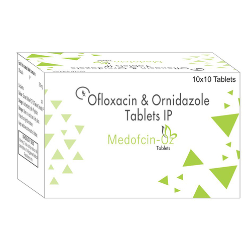 ओफ़्लॉक्सासिन और ऑर्निडाज़ोल टैबलेट आईपी