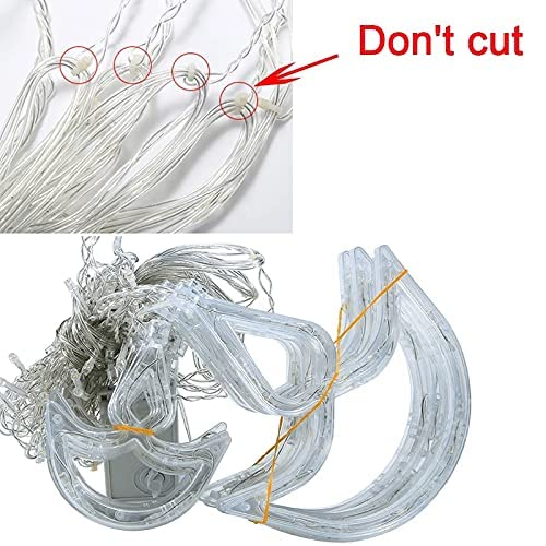 Diwali Curtain String Led Lights With 8 Flashing Modes Decoration Multi Color Light Length: 3  Meter (M)