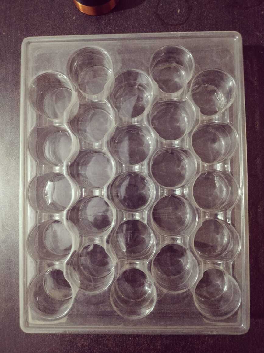 Voice Coil Blister - Plastic, 10x10x2 Cm, Transparent | Capacity: 12 Coils, Honeycomb Design, Clear Visibility, Lightweight, Durable Material