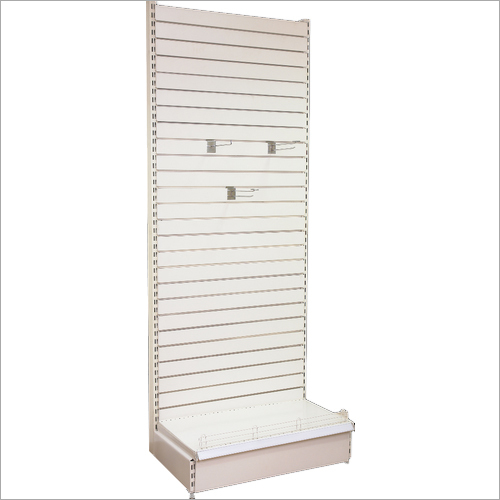 Single Sided Metal Slatwall Rack