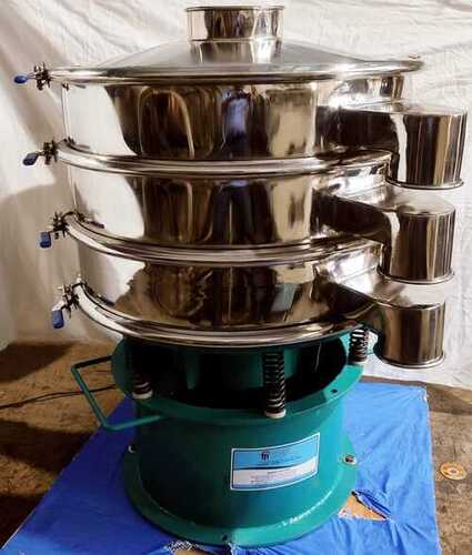 Flour Sifter - Stainless Steel, 28" Size, 710x710x900 mm, 1 HP Electric Motor, Circular Design, 200 kg/hr Capacity, Customized Processing