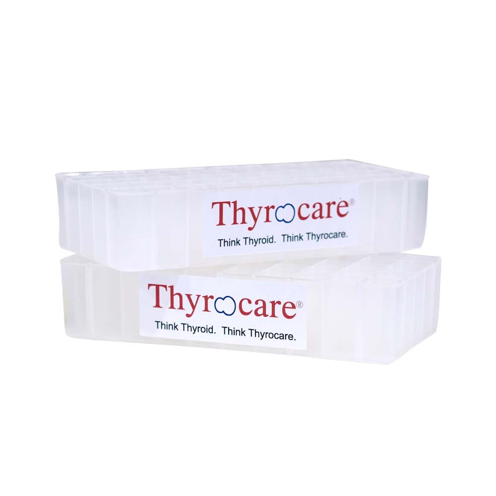 Test Tube Rack - Plastic, 11.5 X 7.5 X 2.5 Cm | 50 Holes, White Color, 1.2 Cm Hole Diameter