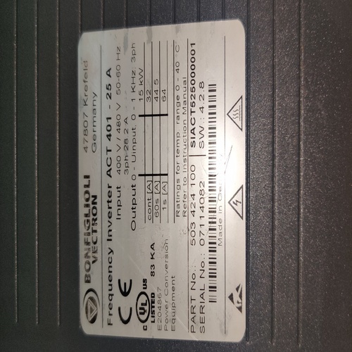 Bonfiglioli Vectron Act 401-25 A 503 424 100 Frequency Inverter-active Drive