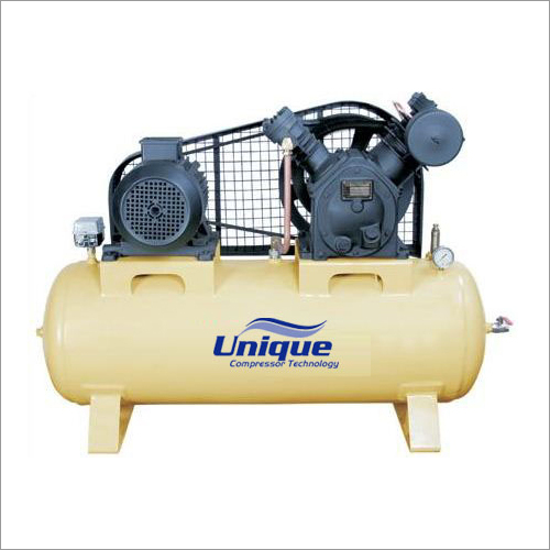 5 HP Two Stage Air Compressor - New Metal Construction | Industrial Use, Electric Power Source, Efficient 5 Horsepower Performance