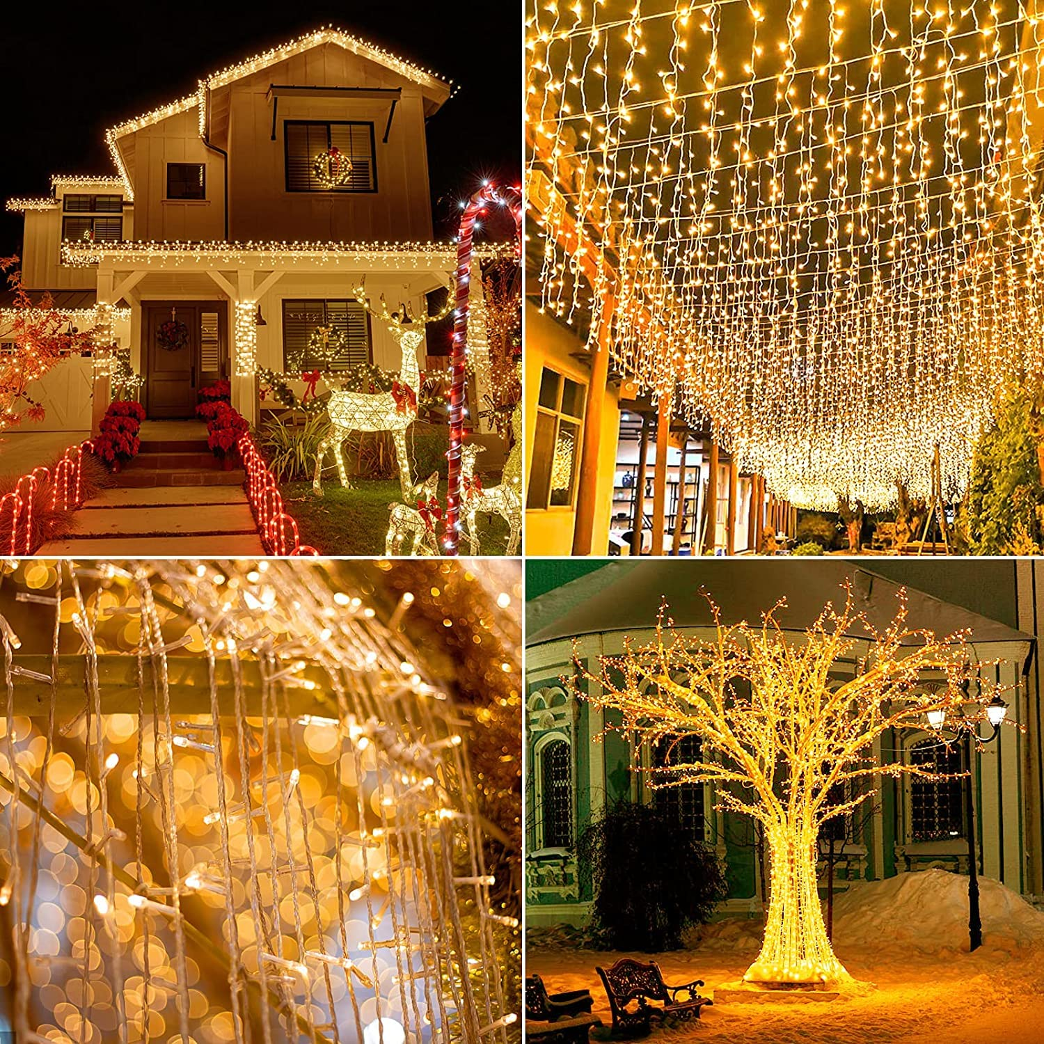 Warm White Serial Lights 20 Meter For Diwali Copper Led Pixel Lights