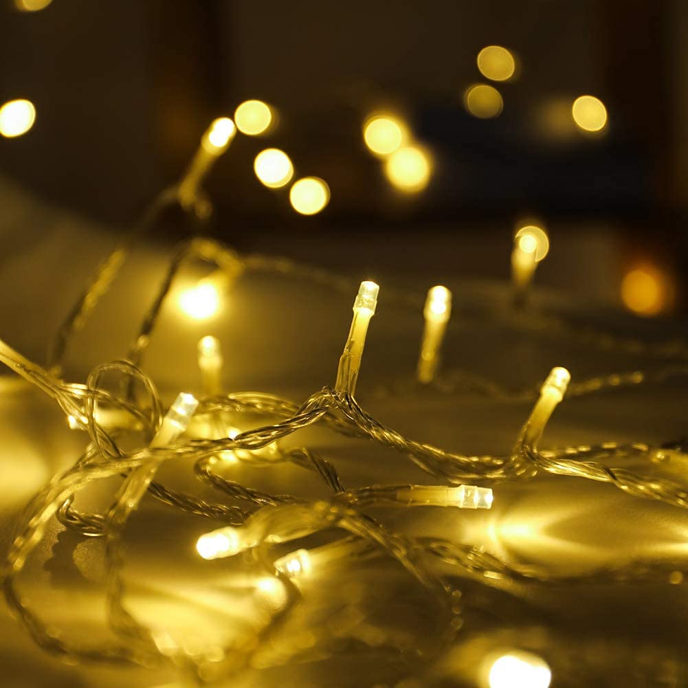 Warm White Serial Lights 20 Meter For Diwali Copper Led Pixel Lights
