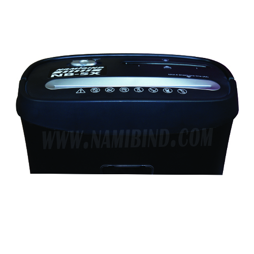 Personal Paper Shredder - 310x205x347 Mm, 15l Bin Capacity, 60w Dc Motor | Cross Cut, Automatic Start, 8 Sheet Capacity, 58 Db Noise Level