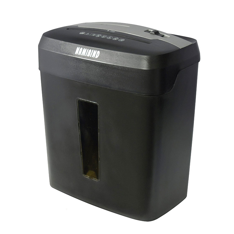 10 Sheet Cross Cut Personal Use Paper Shredder - Basket Type: Abs Plastic