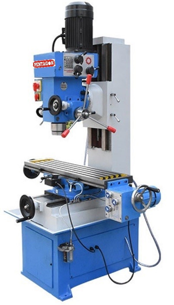 Knee Type Milling Machine - Iso50 Spindle Taper, 1500x360 Mm Table Size | High Stability, Automatic 3-axis Feeds, Vertical +45â°/-45â° Milling Head