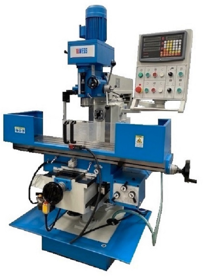 Knee Type Milling Machine - Iso50 Spindle Taper, 1500x360 Mm Table Size | High Stability, Automatic 3-axis Feeds, Vertical +45â°/-45â° Milling Head