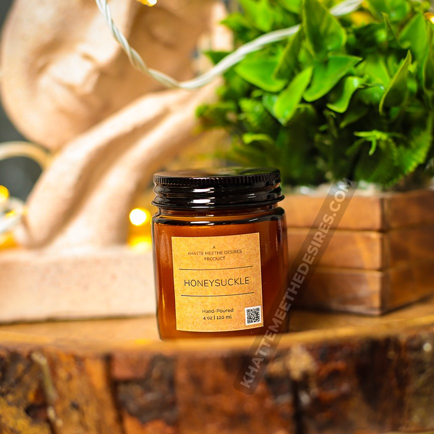 Amber Jar Candles - Burning Time: 12 Hours