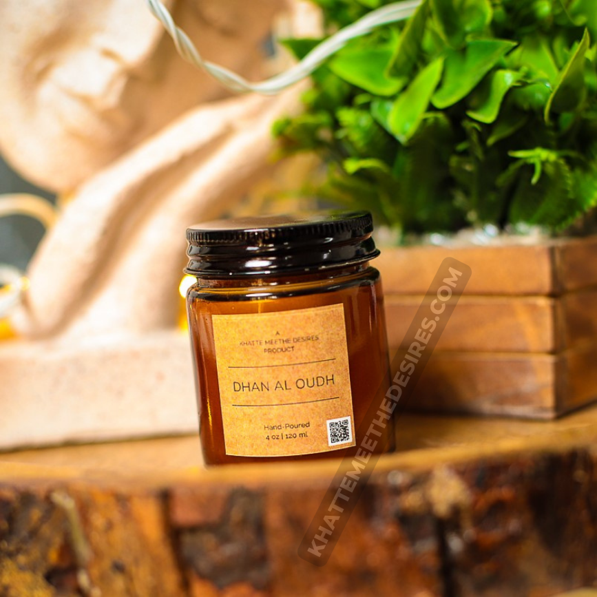 Amber Jar Candles - Burning Time: 12 Hours
