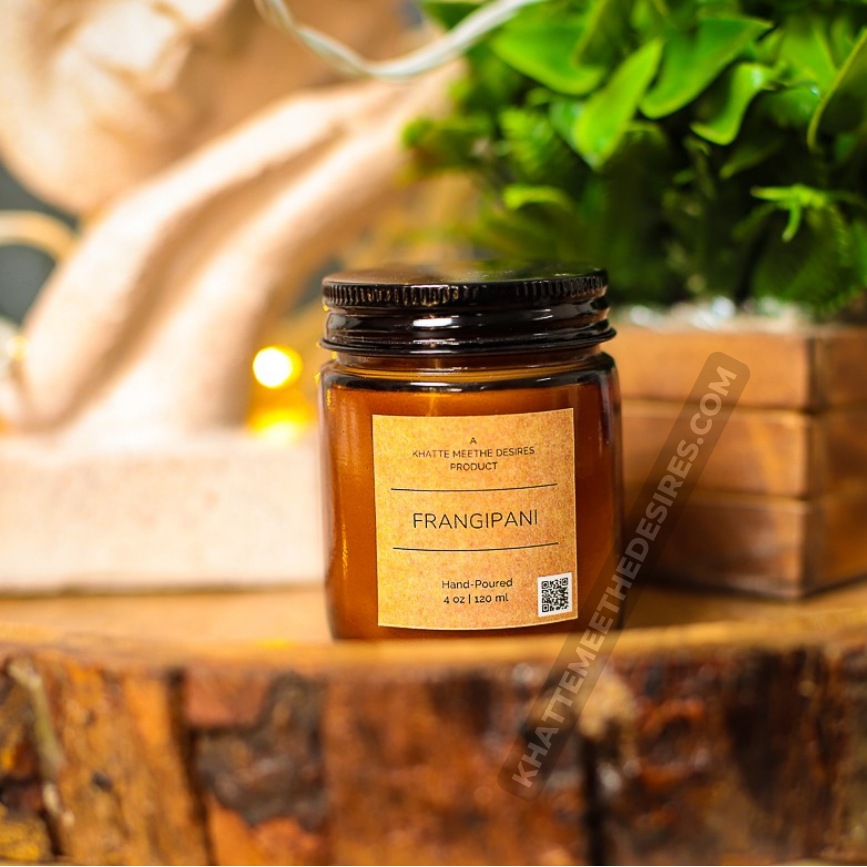 Amber Jar Candles - Burning Time: 12 Hours