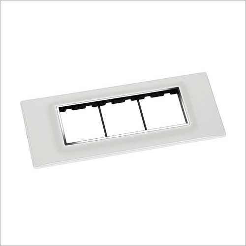 White Dominate Modular Switch Plate 6M