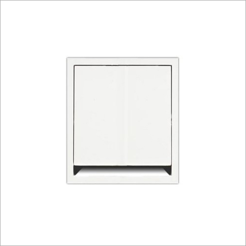 Modular Switches 6A 2M Flate - Polycarbonate Material, 2 Module Size, Glossy Finish, White Color, 16A Current Rating, 240V Voltage , One Way Operation