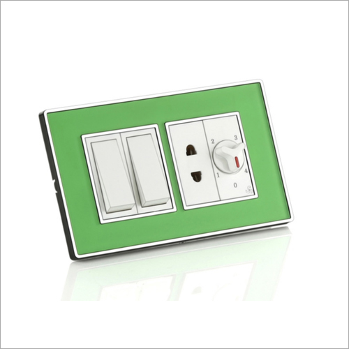 Green Glass Modular Switch Plate