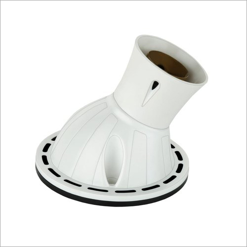 व्हाइट हैवी एंगल बल्ब होल्डर ब्लैक लाइन ब्रास रिंग