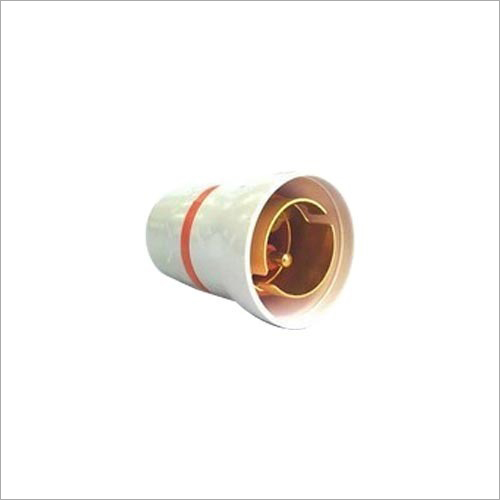 Skirt Pendent Bulb Holder Gold Ring - Brass Body, Plastic Material, White Color | Ideal for All Purpose Installation and Usage