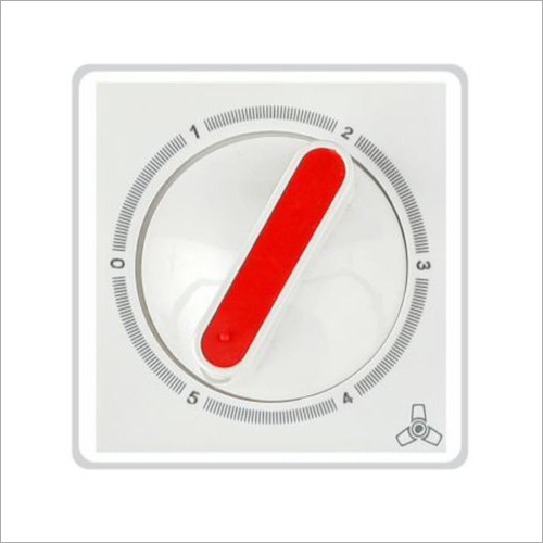 Fan Regulators 2M - Poly Carbonate, Step 4 Speed, White Color | Versatile Home Usage, All Part Type Compatibility