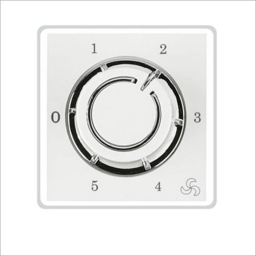 Fan Regulators 2M - Poly Carbonate, White Color, Step 4 Fan Speed | Ideal for Home Use