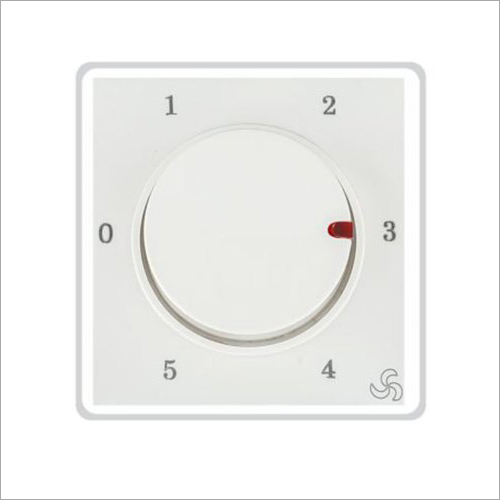 Fan Regulators 2M - Poly Carbonate, Step 4 Fan Speed Control, All Home Applications, White Color | Durable and Versatile Design