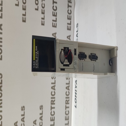 Schneider Electric 140cpu21304 Cpu Module - Plastic/metal, 171x88x47 Mm, Grey, 8 Mhz | Hot Swappable, Battery-backed Ram, Iec 61131-3 Programming