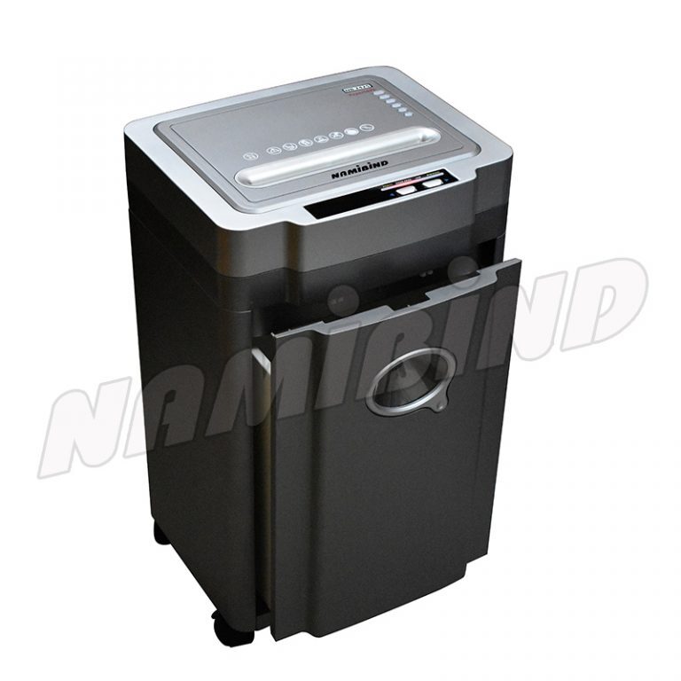 Heavy Duty Paper Shredder - 25 Sheet Capacity, 30l Basket, Cross Cut 4x40 Mm, 360w Motor, 58 Db Noise Level, Automatic Start, Safety System
