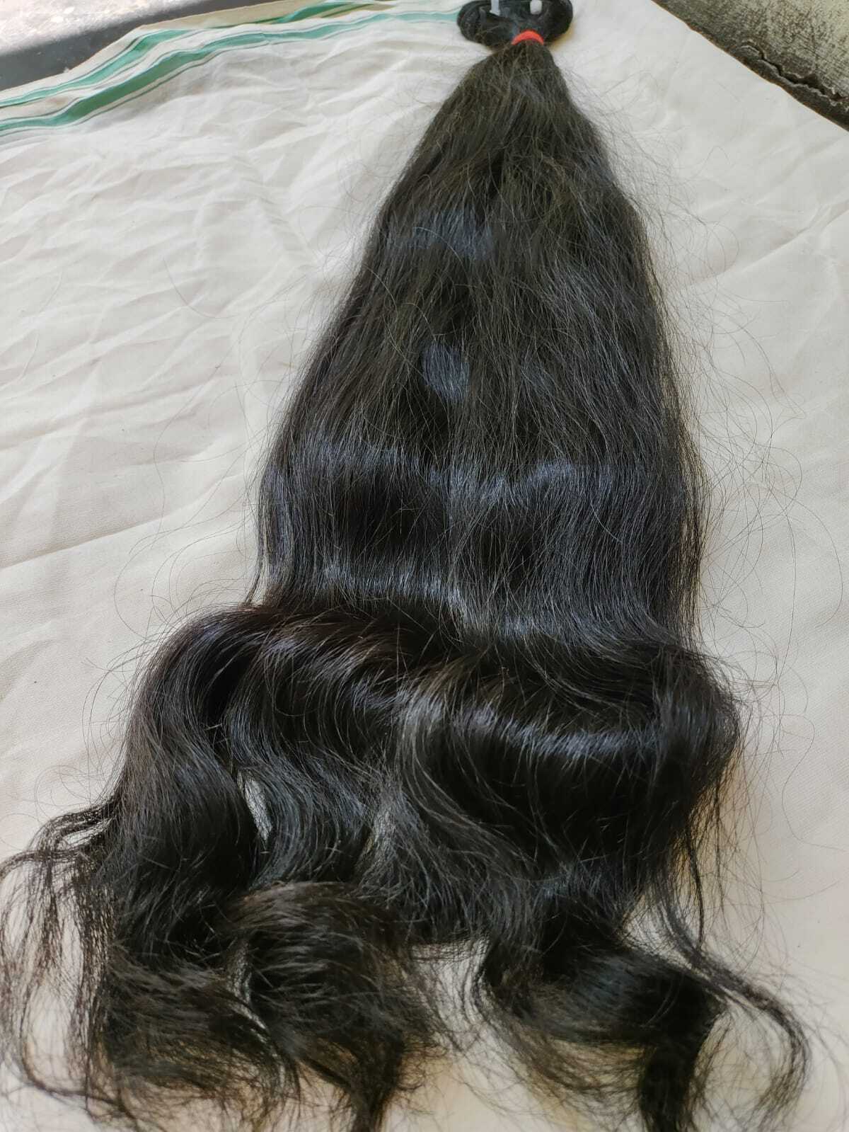Top Quality 100% Hair Extensions No Tangle No Shedding Full Cuticle Human Virgin Aligned Machine Weft Human Hair Weft - Color: Natural Brown