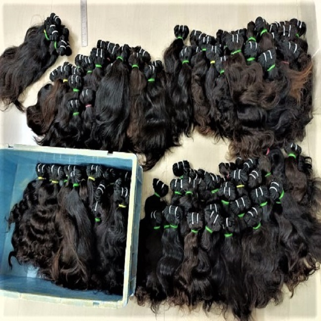 Top Quality 100% Hair Extensions No Tangle No Shedding Full Cuticle Human Virgin Aligned Machine Weft Human Hair Weft - Color: Natural Brown
