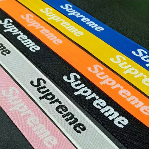 Customised High Quality Jacquard Name Elastic Tape