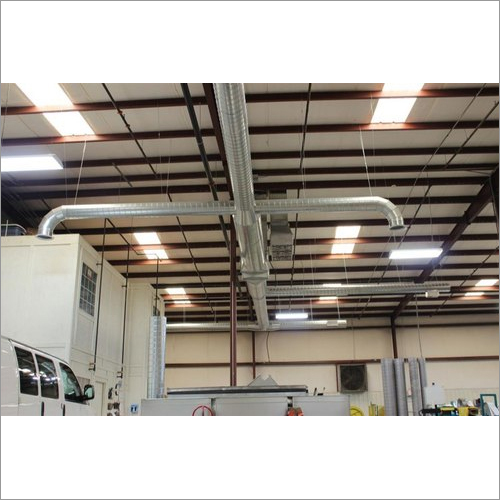 Spiral Round Duct - Color: Sliver