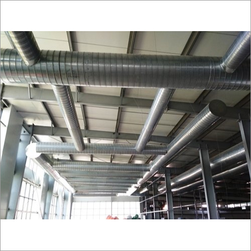 Spiral Round Duct - Color: Sliver