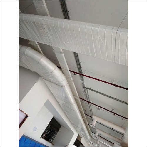 Spiral Flat Oval Duct - Color: White