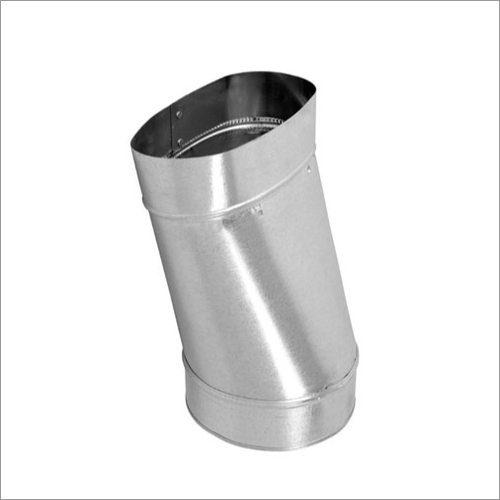 Spiral Flat Oval Duct - Color: White