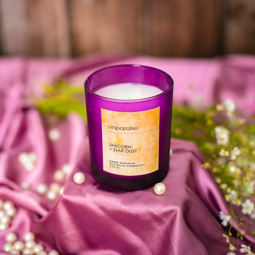 Colored Frosted Candle - Paraffin Wax , 21 Hour Burning Time, Hand Poured Handmade, Customizable Logo, Multi-use For Home Decoration & Parties