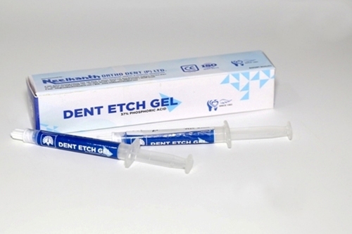 Dent Etch Gel - 37% Phosphoric Acid Formula , Bendable Syringe Tip for Precise Application and Enhanced Adhesion on Dentin and Enamel