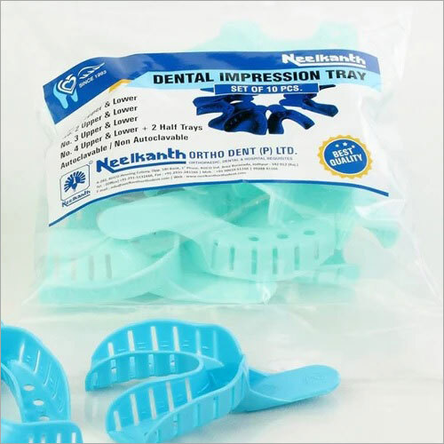 Blue Autoclavable Impression Trays