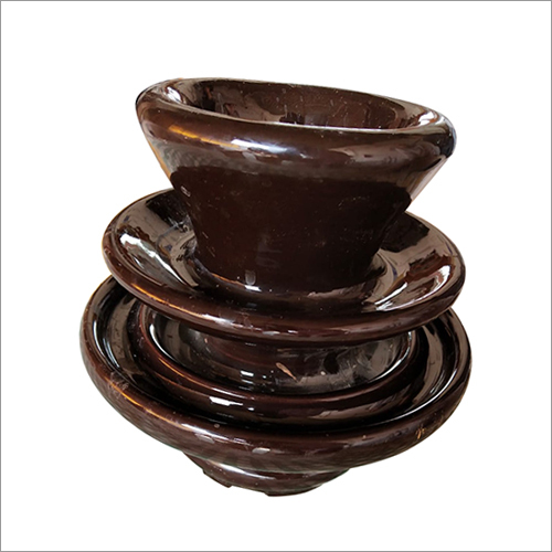 22 Kv Pin Praslin Insulator - Porcelain Insulator, Rated Voltage 220, Brown Color | Electrical Transmission & Distribution, 50 Mhz Frequency