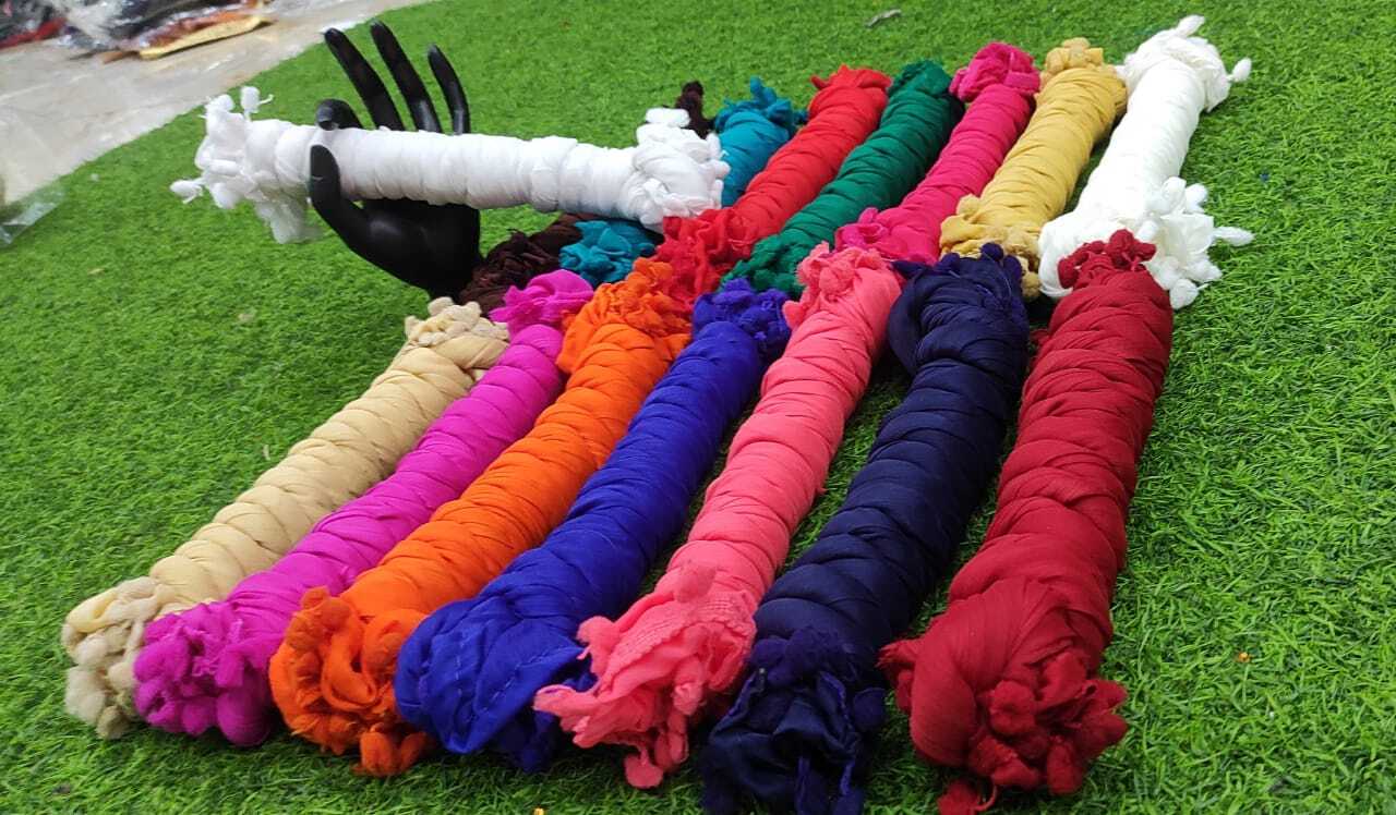 Chiffon Dupatta Collection - 2.20 Meters, 15 Colors Available | Breathable, Washable, Custom Logo, All Season